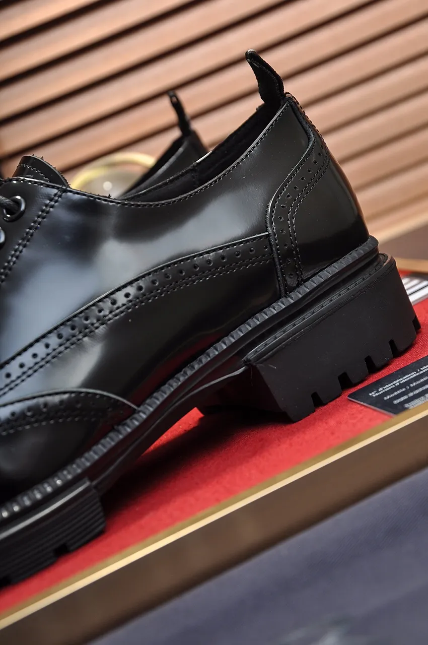Men's shoes💰720💶【Dior】High-end goods Niuli Original order quality Dior —🆘.Dior original order purchasing, high-end leather shoes, fabric: imported from Italy open-edge beaded cowhide➕water-dyed cowhide/cowhide lining➕specially provided original outsole, fine workmanship, real-life shooting🎬size: 38-45 (45 customized)